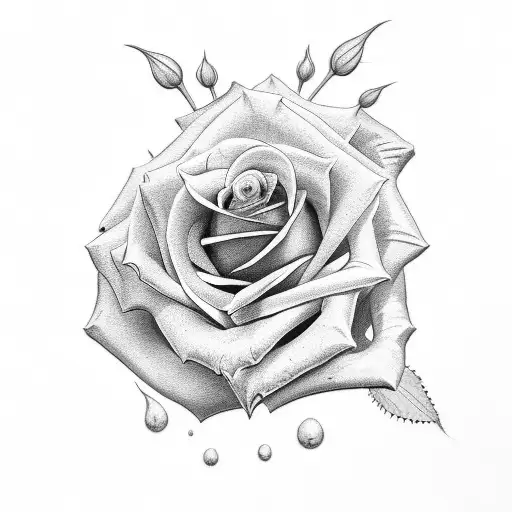 Rose Und Stechpalme Unterarm