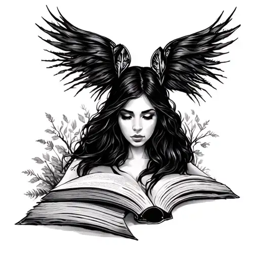 Books Strong Woman Forest