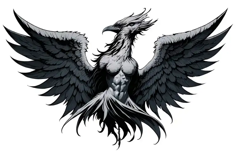 Dark Phoenix Rising Phoenix Wings