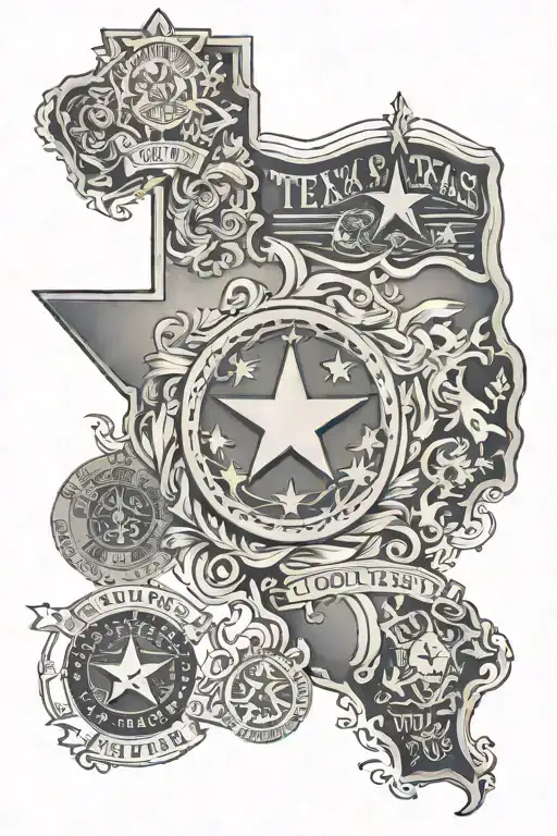 State Of Texas Theme Sleeve