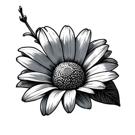 Honeysuckle And Daisy