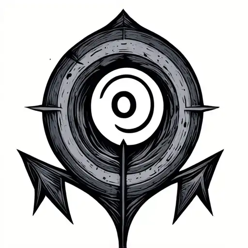 An Arrow With A Semicolon Hidden In It