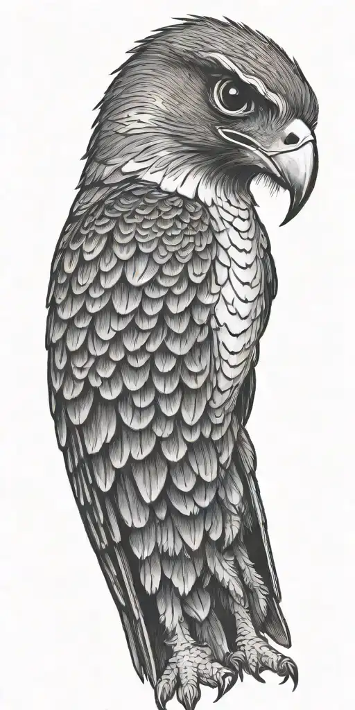 Falcon Holding A Baseball Bat