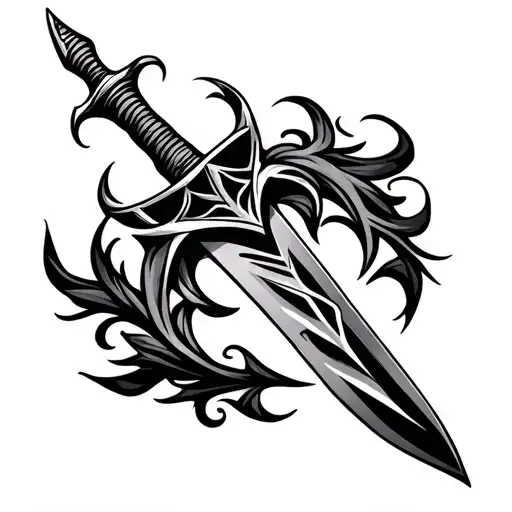 Simple Tribal Dagger