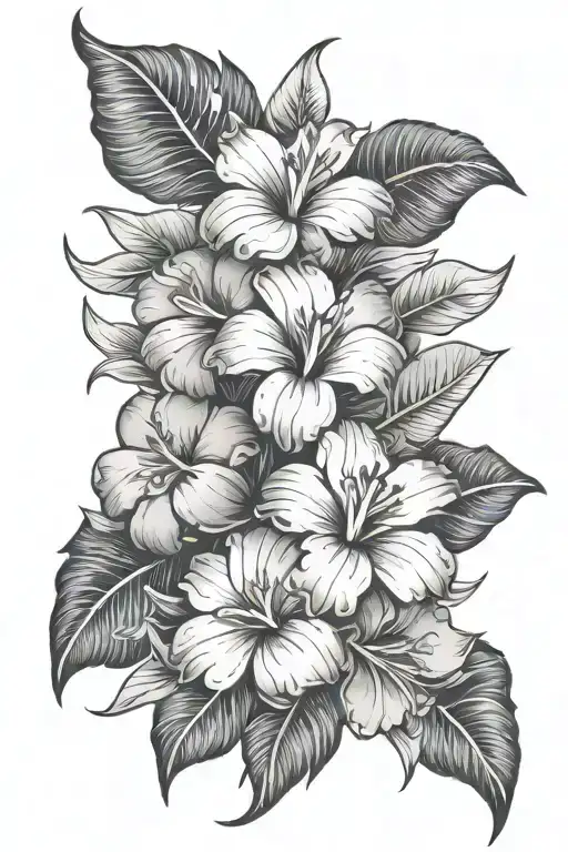 Hawaiian Flowers Blooming