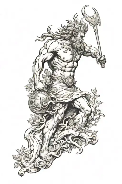 Zeus In The Forest Surrounded