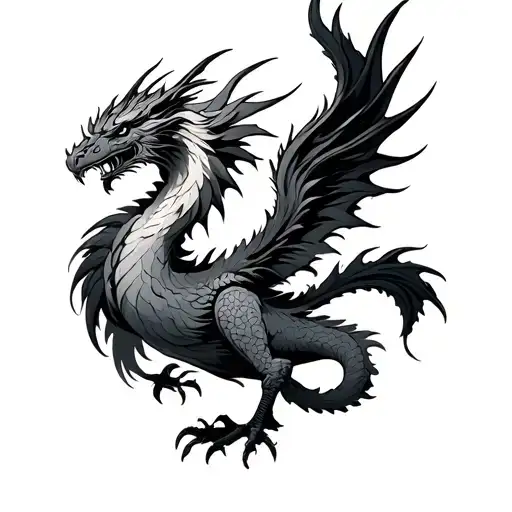 Un Phenix With A Dragon