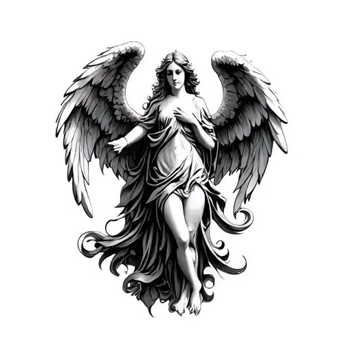 Angel And Flzur De Lis