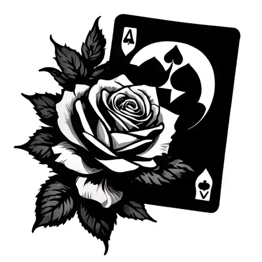 4 Star With Cards And Rose