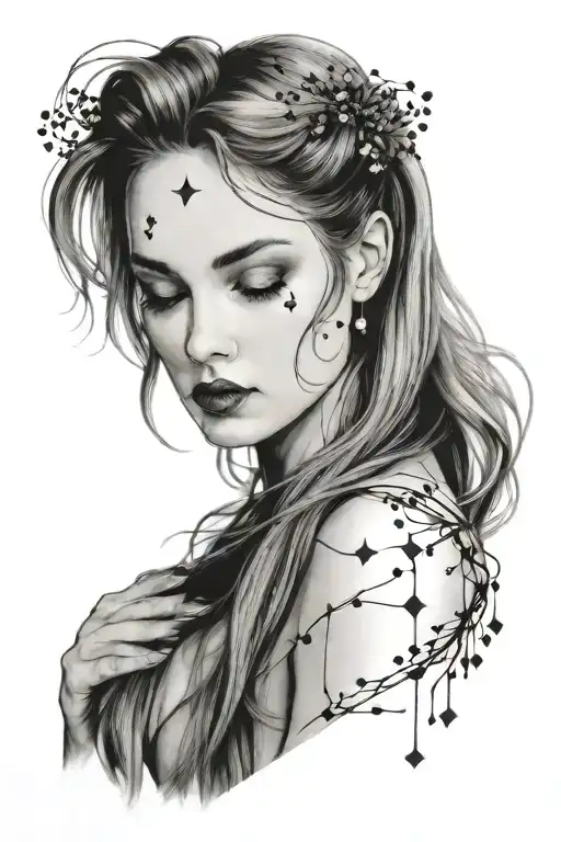 Virgo Constellation Spine