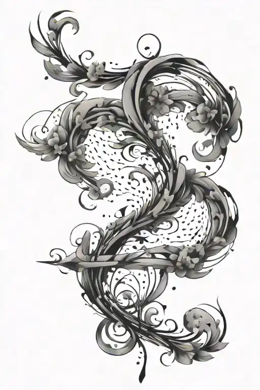 Virgo Constellation Vertical Spine