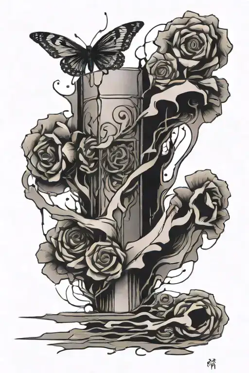 Self Harm Symbolized By Broken