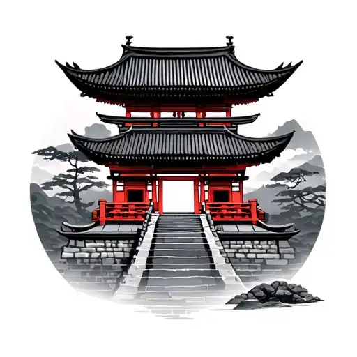 Japon Samurai Temple