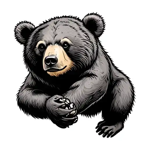 Bear And Jumping Bean