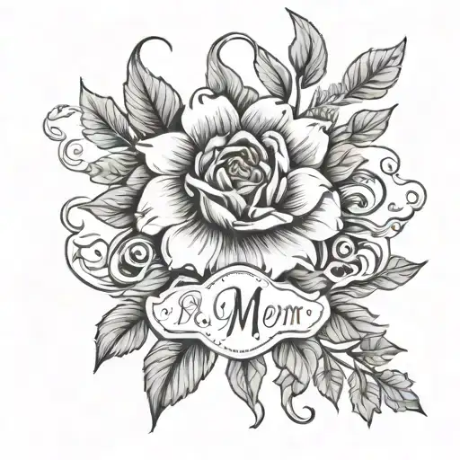 A Beautiful Floral Design Incorporating The Birthdate Of Your Mom's Birthday As A Tribute