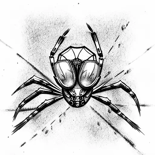 Cyberpunk Spider