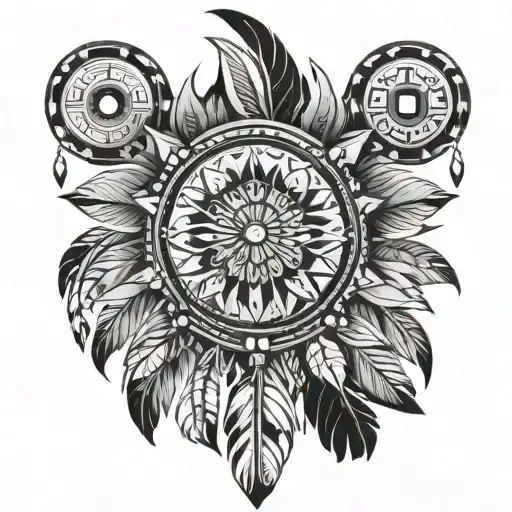 Native American Pattern Incorporating Elements