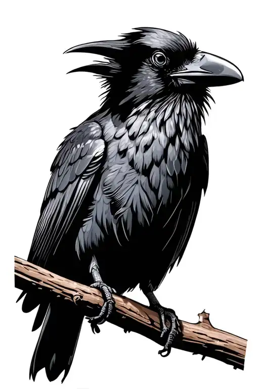 Crow Perched