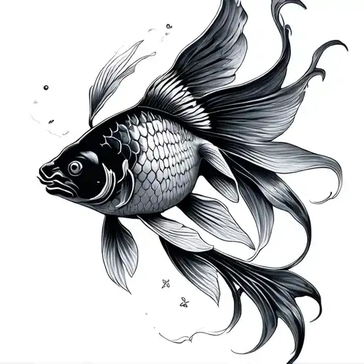 Koi Fish Transforming