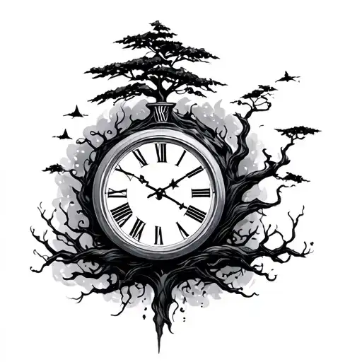 Clock And Tree