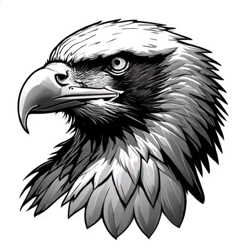 Us Army Infantry Helmet Merging With A Majestic Bald Eagle