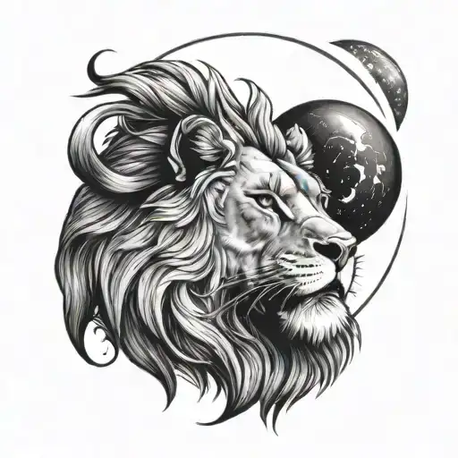 Leones And Moon
