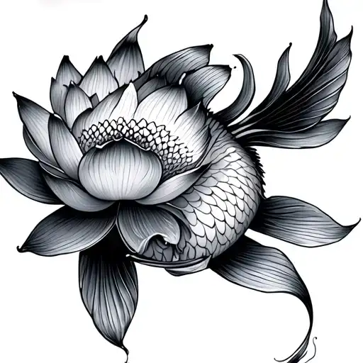 Lotus Koi Fish