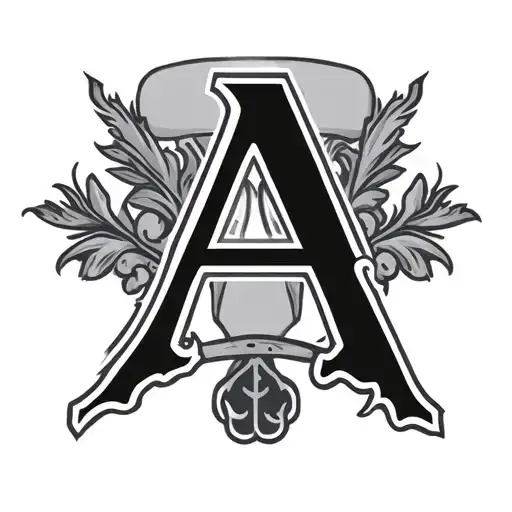 Western Design With Letter A