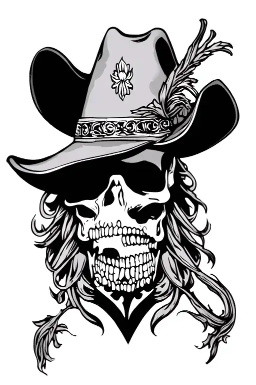 Western Tattoo On My Sternum And Ribs