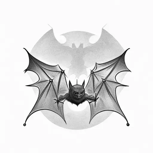 Bats In Distance Sword