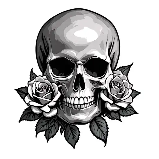 Skull And Roses