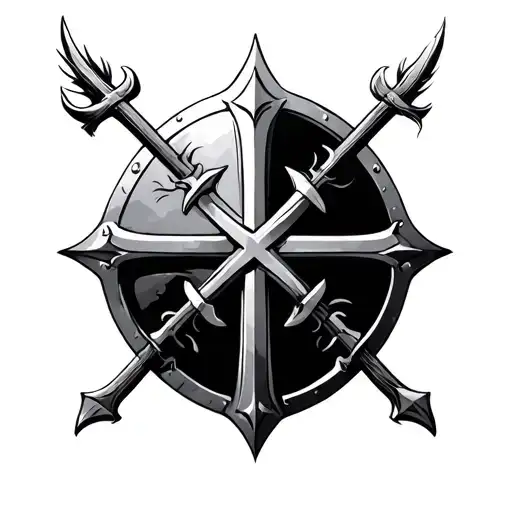 Spartan Shield Templar Cross