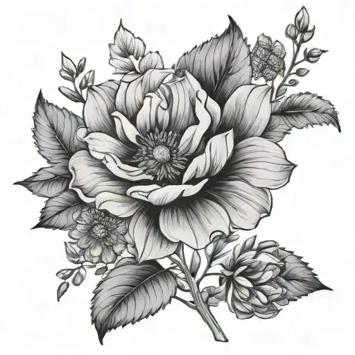 November And August Birth Flower