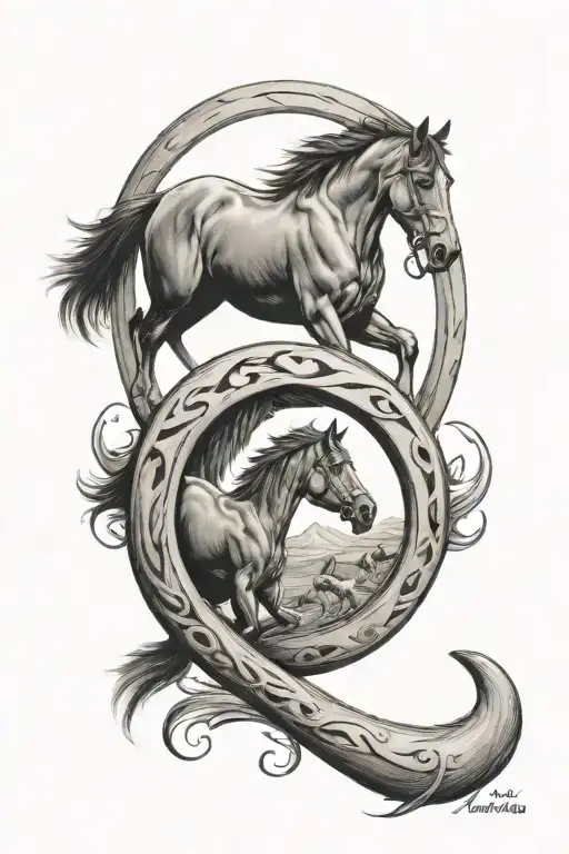 Horse Shoe Father Son