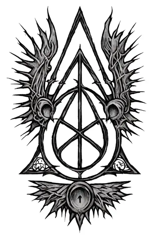 Deathly Hallows Knowledge Symbol