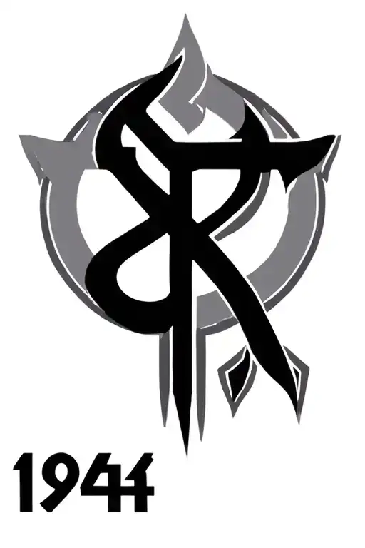 1964 And Symbol For Strength