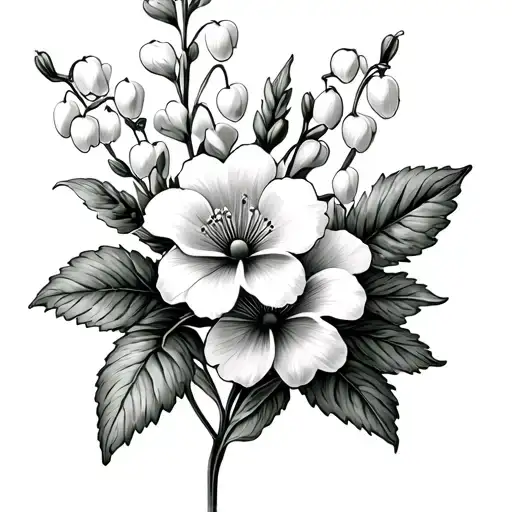 Primrose And Lily Of The Valley Dainty