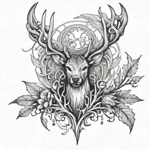 Angel Wings And Deer Antlers