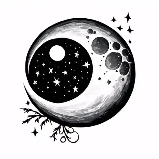 Moon Memorial Tattoo For My Best Friend