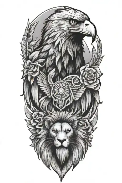 Eagle And Lion