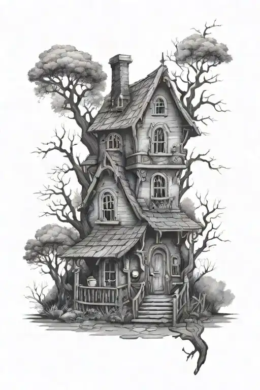 Creepy Woodland House