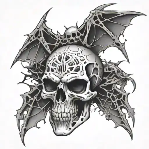 Cybersigilism Skull And Spider