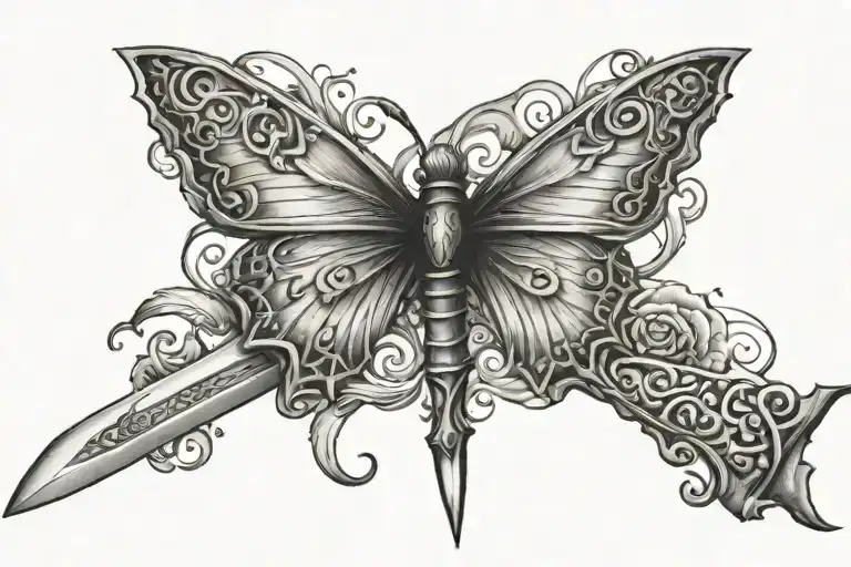 Sword And Butterfly