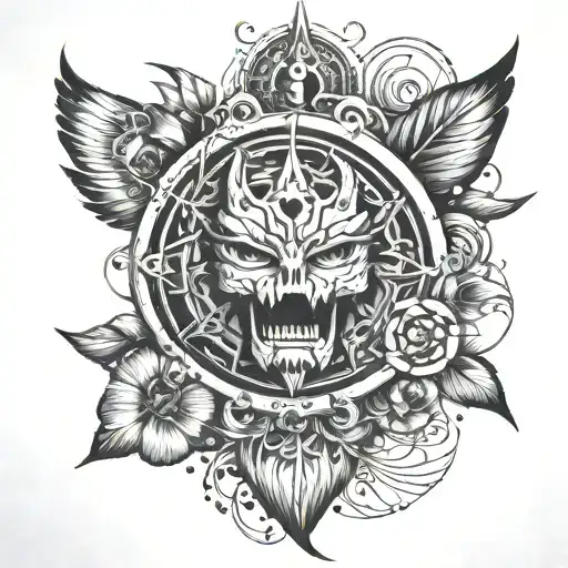 Edm Based Tattoo Design