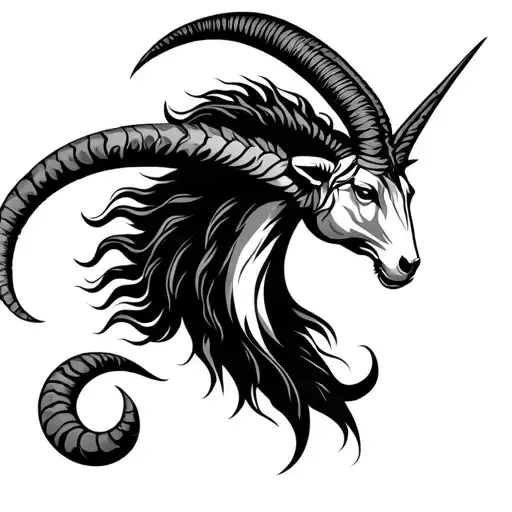 Generate A Scripted Tattoo For Capricorn