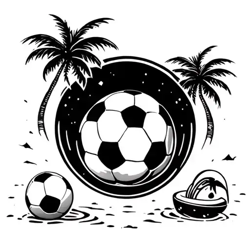 Soccer And Vacation Themed