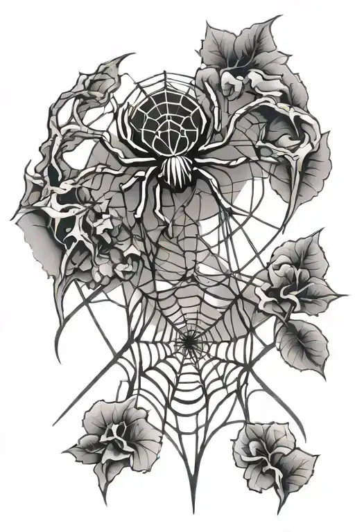 Spider And Web Design