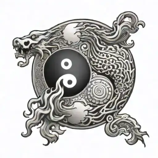 Shaolin Yin Yang Symbol