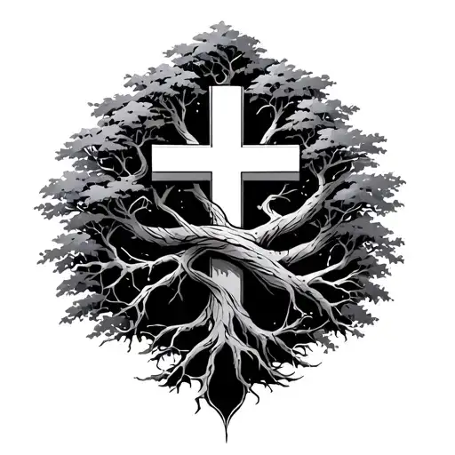 Tree Cross Intertwined