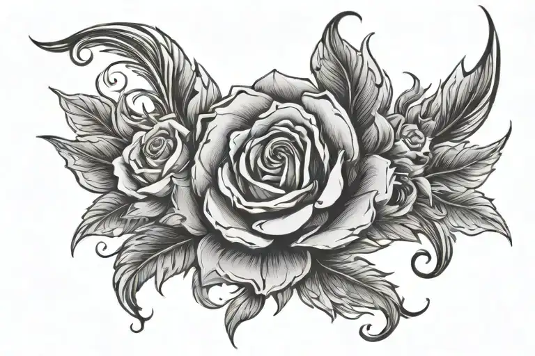 Blackout Tattoo Depicting